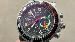 Zenith El Primero Rainbow Flyback Chronograph 02.0480.405/24 Watch Review