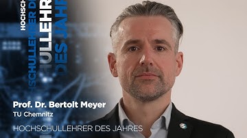 „Hochschullehrer des Jahres“: Professor Dr. Bertolt Meyer