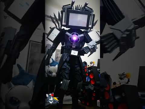 Skibidi toilet Microwave edit Titan tv man #cosplay #skibiditoilet #titantvman