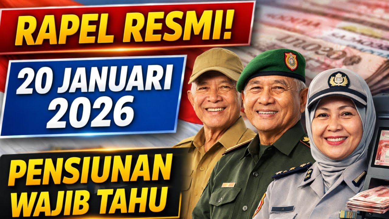 JANGAN PANIK! RAPEL & KENAIKAN GAJI PENSIUN 2026SUDAH DIPUTUSKAN PEMERINTAH