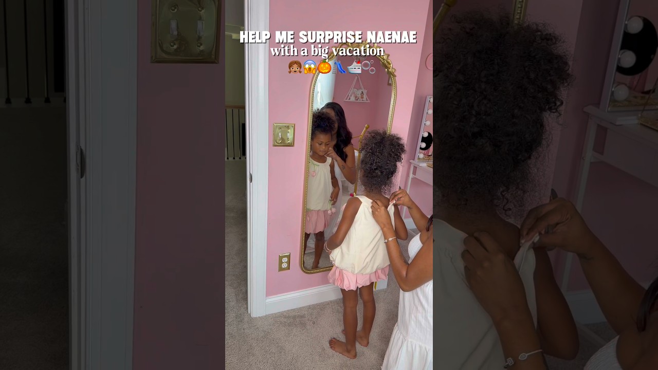 Help me surprise my daughter by telling her we’re going on a DISNEY CRUISE 😱