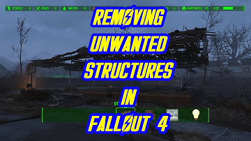 (This video is 4 years old) How to remove unwanted objects and structures in Fallout 4