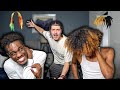 GUESS RAPPER BY HAIR 😱🔥 ( ft. Adrian , Justinsske ) PUNISHMENT 👋🏽👀