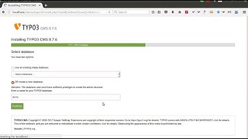 How to install typo3 site?