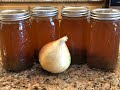 Pressure Canning Onion Stock