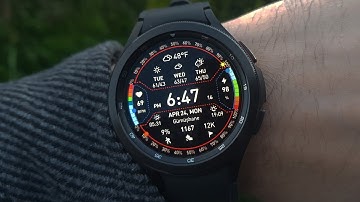 "OD9 Weather Digital Watch Face" for Android WearOS Smartwatches