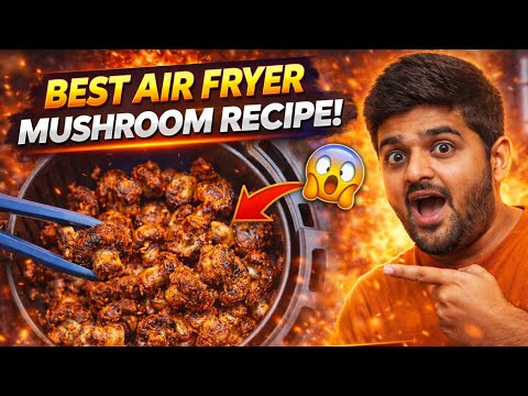 The ONLY Air Fryer Mushroom Recipe You’ll Ever Need 🍄🔥 (Full Step-by-Step)