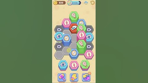 Hex Triple Match - Level 2 - #gameplayvideo #freeonlinegame #puzzlegame #matchinggame #hexagon