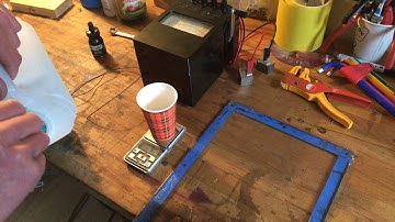 Big Guns Mark 2 - Electrostatic Wire Tweeter Part 4 - ESL Coating V 40000000