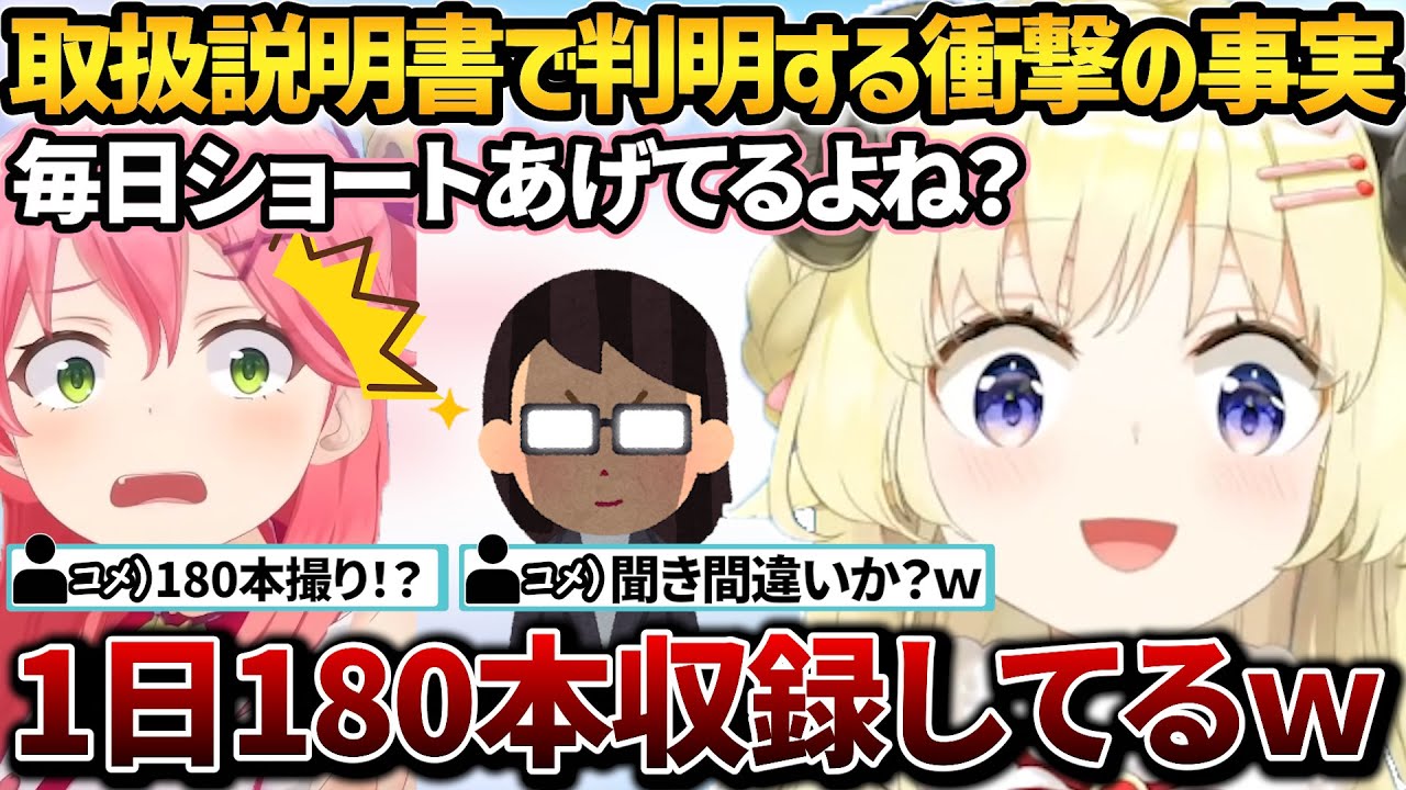 わための一日の撮影数を知って怖くなるさくらみこ【ホロライブ切り抜き】