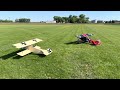 Balsa USA D7 and D11 1/4 scale on the flight line