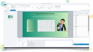طريقة عمل لعبة البحث عن الكلمات باستخدام برنامج ستوري لاين ...... قريبا screenshot 3