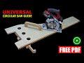 DIY Universal Circular Saw GUIDE - Multi Size