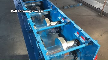 IRONSTAR shutter door sliding guide roll forming machine