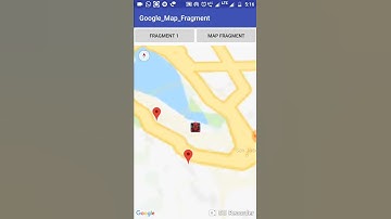Google Map Fragment