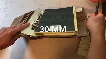 Filofax Malden A5 Ochre features