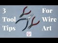 Wire art for beginners  3 top tool tips  spiral crafts