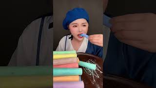 ASMR Chalk candy Eating Sounds Mukbang#shorts #mukbang #asmreating