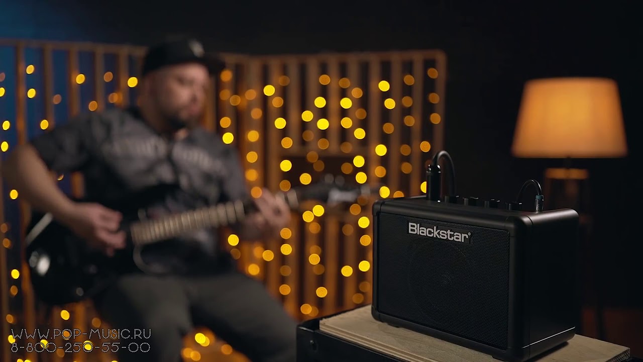 Компактный гитарный комбик BLACKSTAR FLY 3 звук