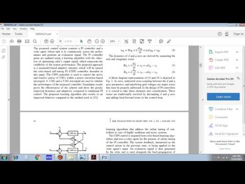Critic-Based Self-Tuning PI Structure for Active and Reactive Power Control of VSCs in Microgrid