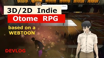 DevLog: 3D / 2D Indie Otome RPG Game - Visual Novel Integration Test