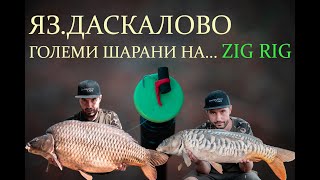 Големи Шарани на Зиг Риг, Язовир Даскалово / Fishing For Big Carps With Zig Rig , Daskalovo Lake