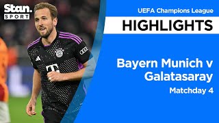 Thumbnail for Bayern Munich v Galatasaray SK Highlights | 2023-24 | UEFA Champions League