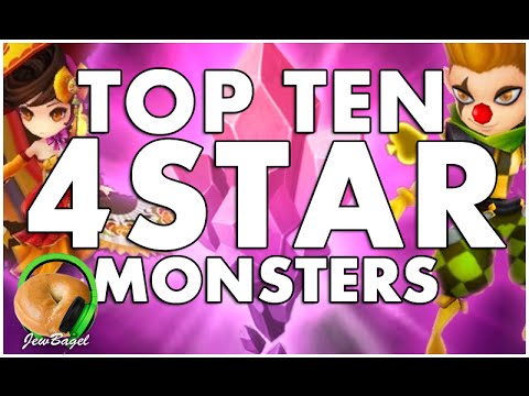 SUMMONERS WAR : TOP 10 NATURAL 4 STAR MONSTERS!!!