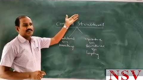 PART 1  Control Structures in c language