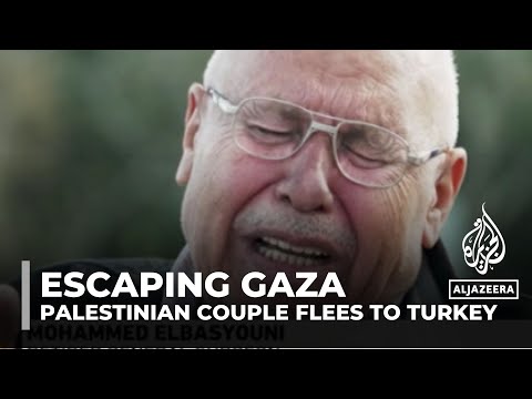 Escaping Gaza: Couple flees to Turkiye