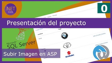 Subir Imagenes con ASP NET Core 2021 #0   Presentación del Proyecto