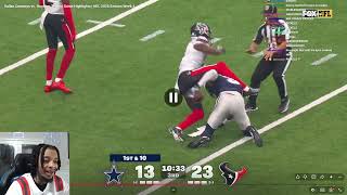 FlightReacts To Dallas Cowboys vs. Houston Texans Game Highlights | NFL 2026 Season Week 4! screenshot 3