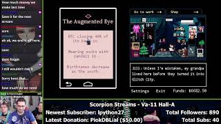 Scorpion Streams - Va-11 Hall-A @greenscorpion64