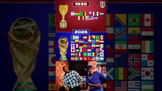 FIFA World Cup 1930 (1st edition) vs 2026 (23rd edition)🏆📈 #football #worldcup #fifa #fifaworldcup