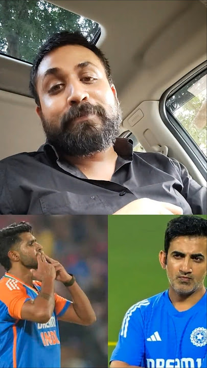 mujhko Rana ji maaf karna 😂#teamindia #mohammedshami #gautamgambhir #ajitagarkar #selection #bcci