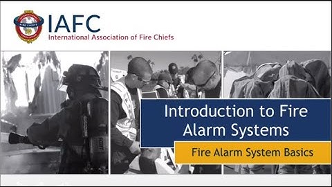 Fire Alarm Basics