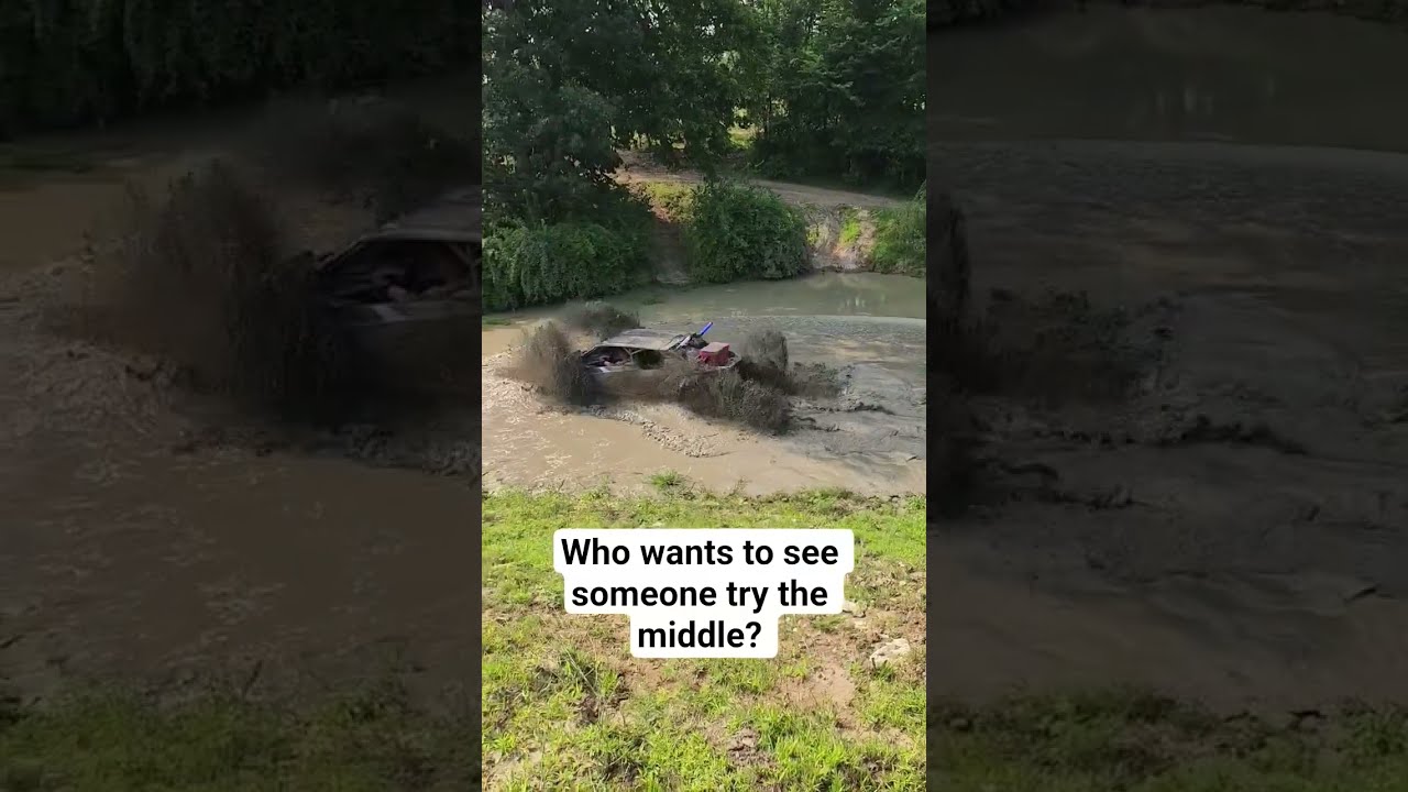 What Are You Taking Through This Hole Sidebyside Offroad Mudding