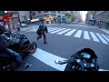 Motovlog 24 | Group Ride In Manhattan (PURE SOUND ZX6R AKRAPOVIC EXHAUST)