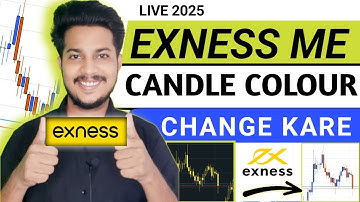 Exness Candle Colour Change Mobile | How to Change Candle Color in Exness 🔥