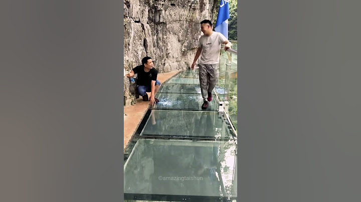 The Scariest Glass Bridge in the World 😱