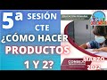 CEAA Cómo elaborar PRODUCTOS 1 y 2 Quinta Sesión Consejo Técnico Escolar 2022 Preescolar Primaria