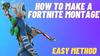 How To Make A Fortnite Montage PS4 (ShareFactory *EASY METHOD*)