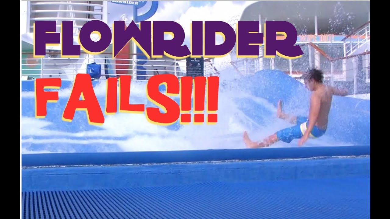 Flowrider Fails Royal Caribbean Youtube