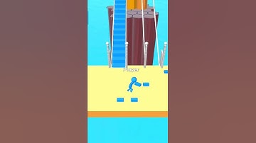 Bridge Race Game Max Level #shorts #short #bridgerace