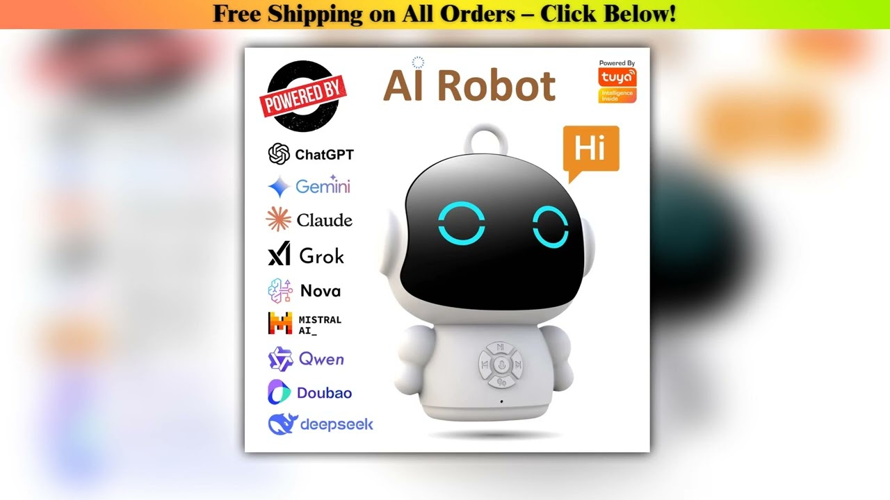 Tuya Smart AI Robot WiFi Early Education Toys for Children Speech Recognition & Voice Interactive