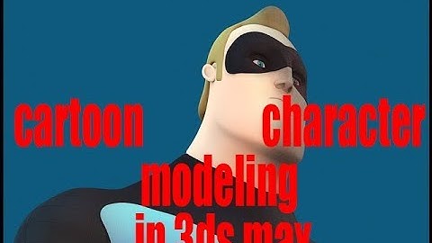 3ds Max Tutorial - #1 - Low Poly Character Modelling + How to set up reference image box