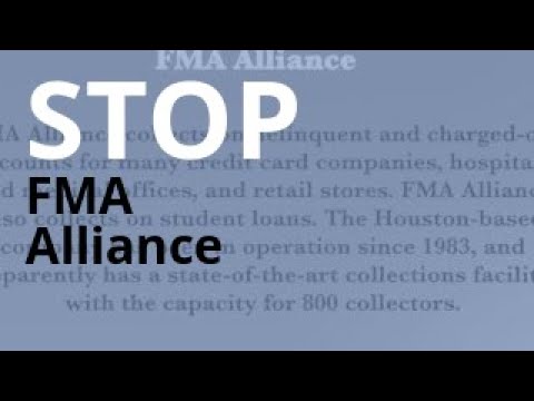 FMA Alliance Calling? | Debt Abuse + Harassment Lawyer