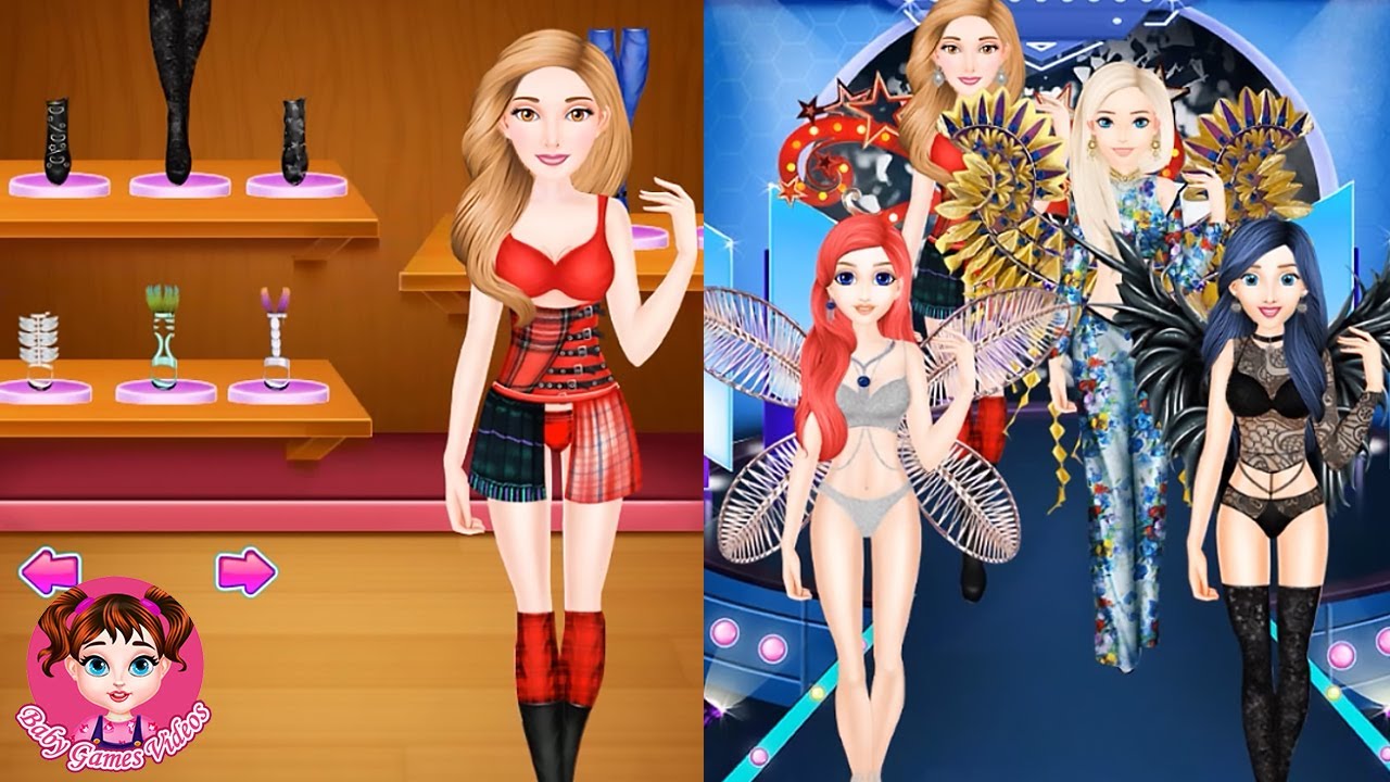 Victoria's Secret Fashion Show Dress Up Games Baby Games Videos