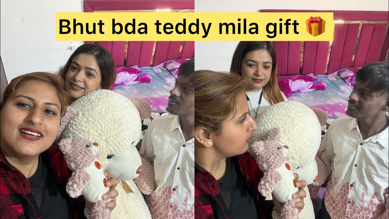 Bhut bda teddy mila gift dekho mera full vlog 