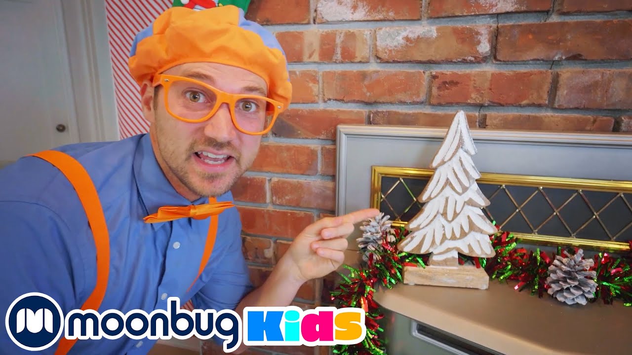 Blippi Noel Ağacı Süslüyor 🎄 | BLIPPI | Çocuk Çizgi Filmleri | Moonbug Kids Türkçe